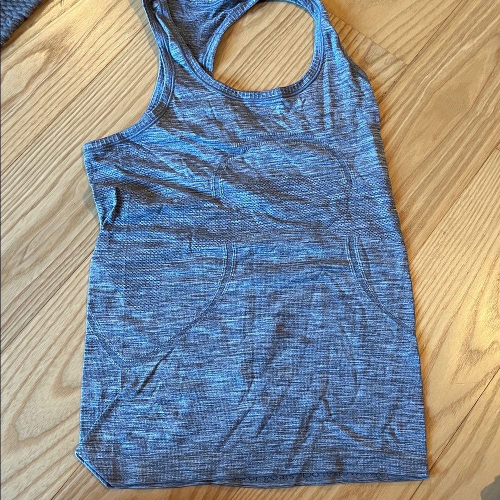 Gray lululemon Athletic Tank Top